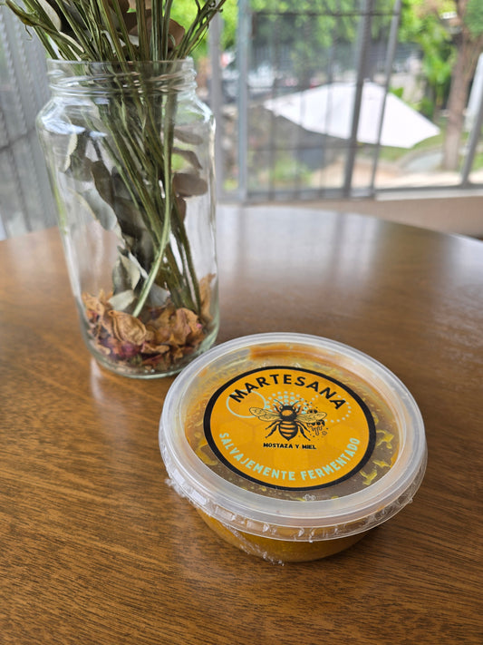 Mostaza Fermentada con Miel (250 gr)