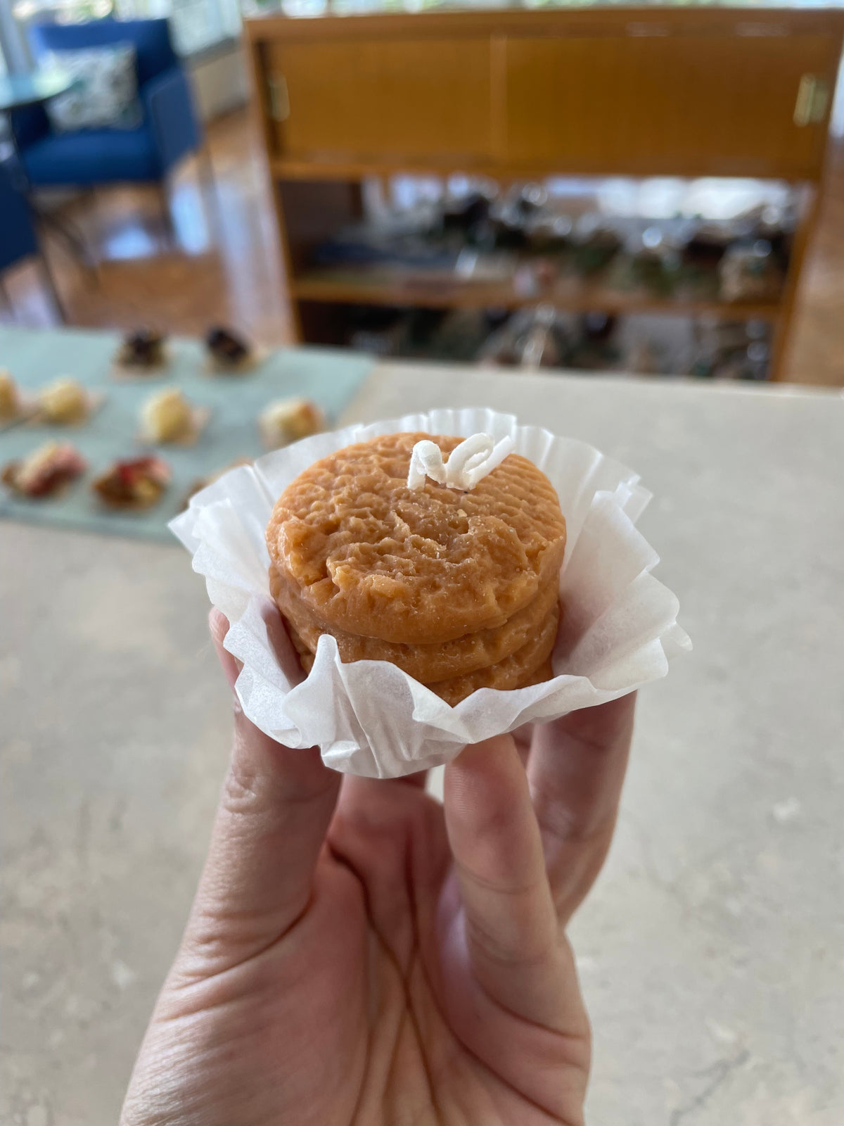 Vela de galleta